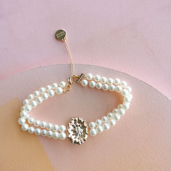 Pet Double Layered Green Necklace For Dogs Cats - Picture 3 of 5